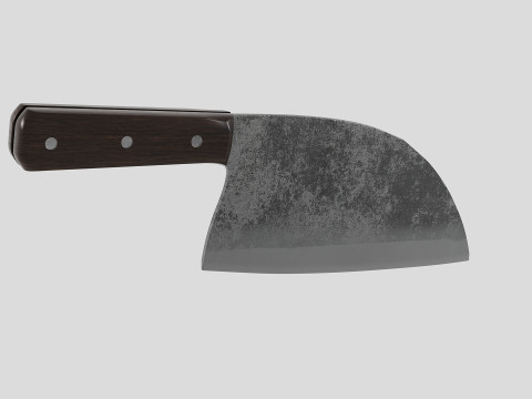 Serbian Chef Knife - Almazan Knife 3D Model