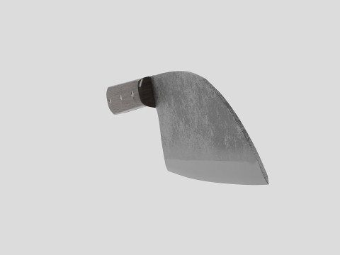 Serbian Chef Knife - Almazan Knife 3D Model