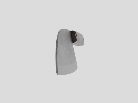 Serbian Chef Knife - Almazan Knife 3D Model