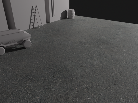 Photorealistic textures and materials of the road model Tekstur CG