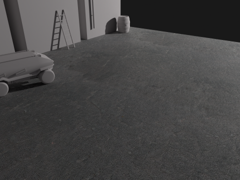 Photorealistic textures and materials of the road model Tekstur CG