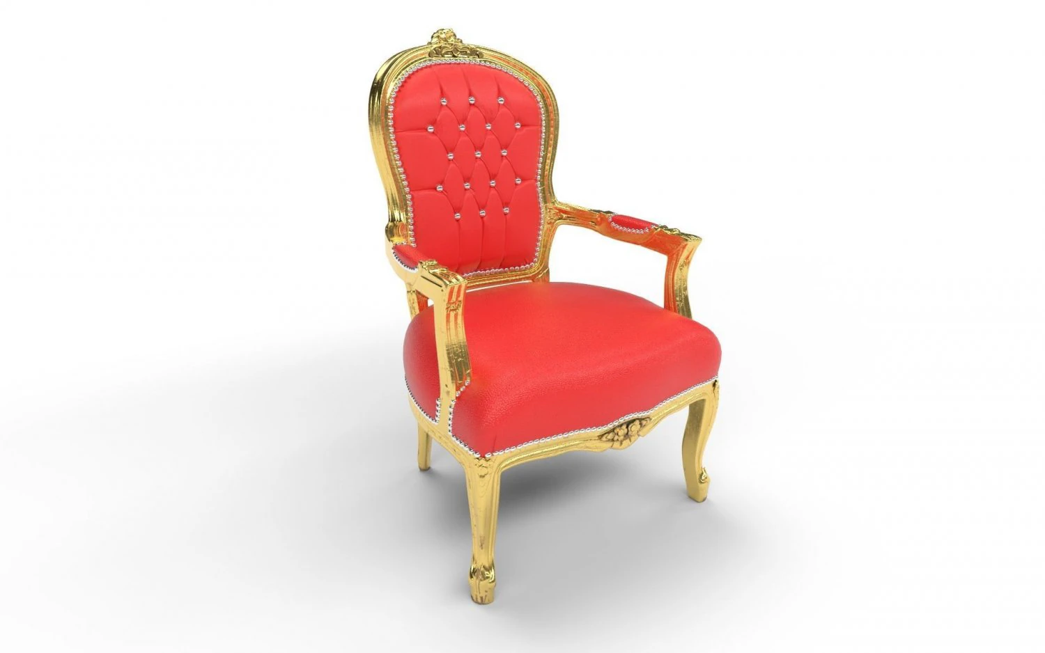 Antique Chair 3D Model .c4d .max .obj .3ds .fbx .stl .blend 