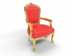 Antiker Stuhl 3D Modell