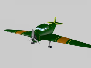 Avi&atilde;o Modelo 3D