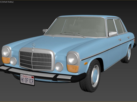 1968-1975 model Mercedes Benz W114 sedan car 3D Модель