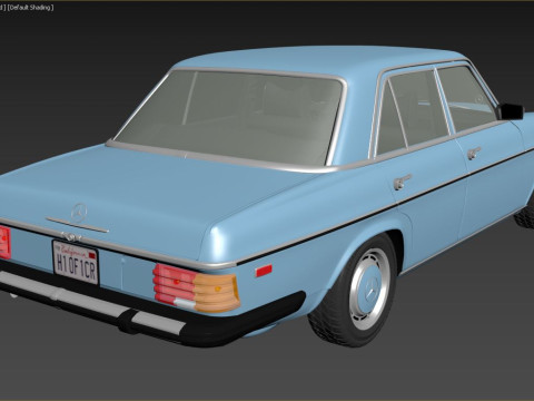 1968-1975 model Mercedes Benz W114 sedan car 3D Модель