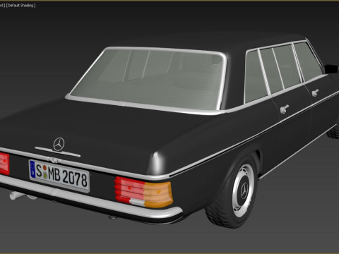 1968-1975 model Mercedes Benz W115 Limousine Model 3D