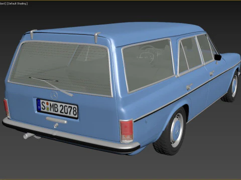 1968-1975 model Mercedes Benz W115 Binz Kombi 3D Model