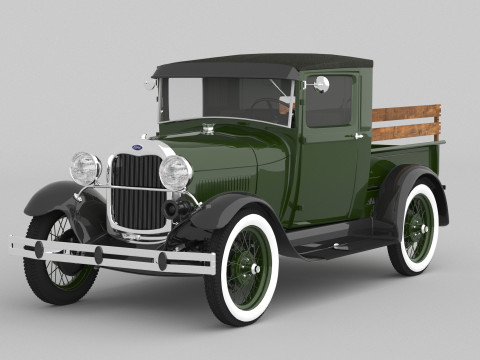 1929 Model A Pickup 3D Модель