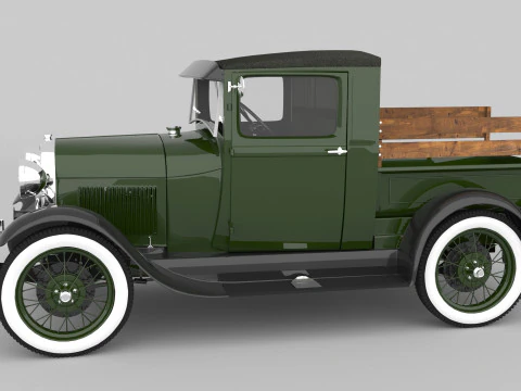 1929 Model A Pickup 3D Model
