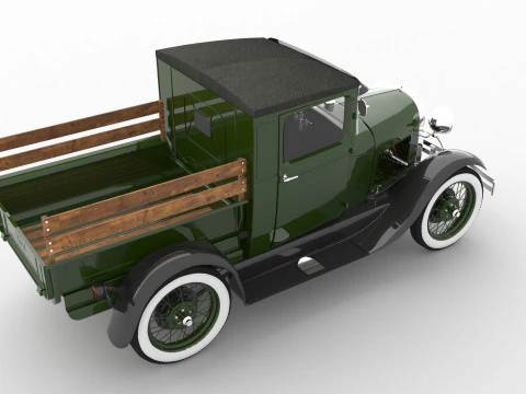 1929 Model A Pickup 3D Model