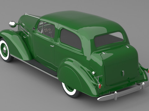 1936 Chevrolet Master Deluxe Town Sedan Modelo 3D