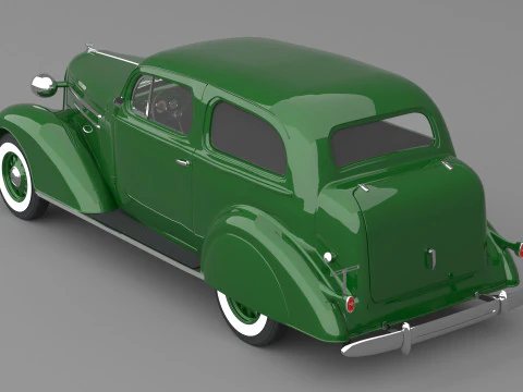 1936 Chevrolet Master Deluxe Town Sedan 3D Model