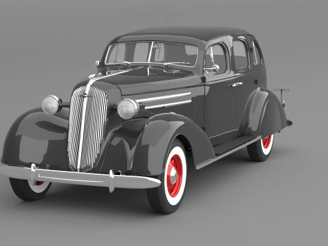 1936 Chevrolet Standard Sedan 3D Model