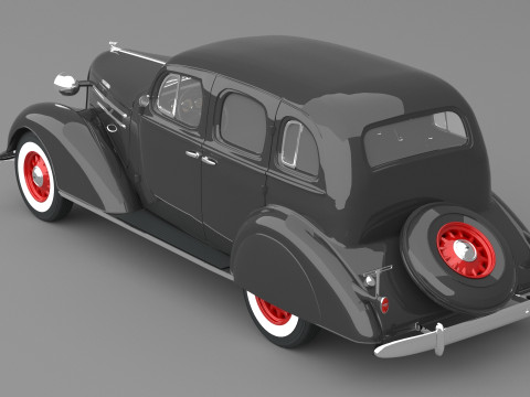 1936 Chevrolet Standard Sedan 3D 模型
