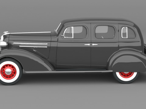 1936 Chevrolet Standard Sedan 3D 模型