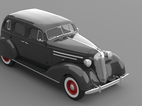 1936 Chevrolet Standard Sedan 3D 模型