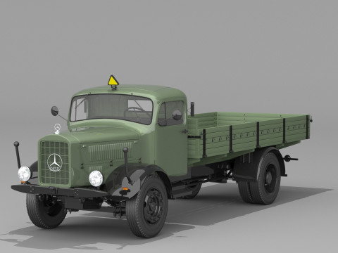 1943 Mercedes Benz L 4500 S Modelo 3D