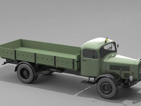 1943 Mercedes Benz L 4500 S 3D 模型