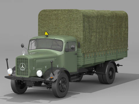 1943년 메르세데스 벤츠 L 4500 S 3D 모델