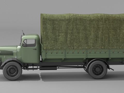 1943 Mercedes Benz L 4500 S 3D in 3DExport