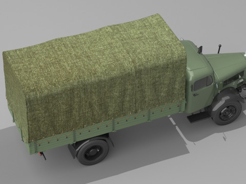 1943 Mercedes Benz L 4500 S Modelo 3D