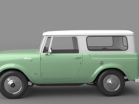1967 International Scout 800 Model 3D