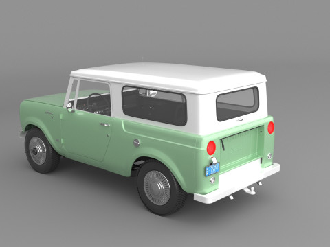 1967 International Scout 800 Model 3D