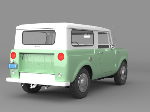 1967 International Scout 800 Model 3D