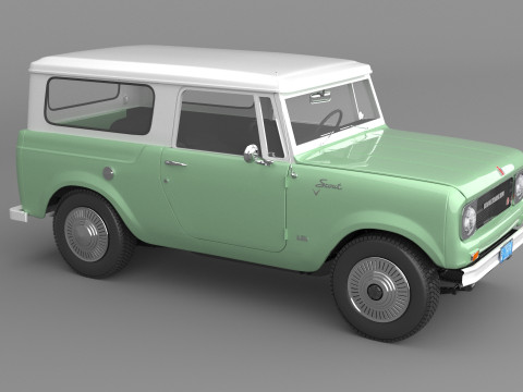 1967 International Scout 800 Model 3D