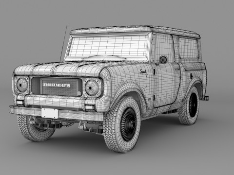1967 International Scout 800 Model 3D