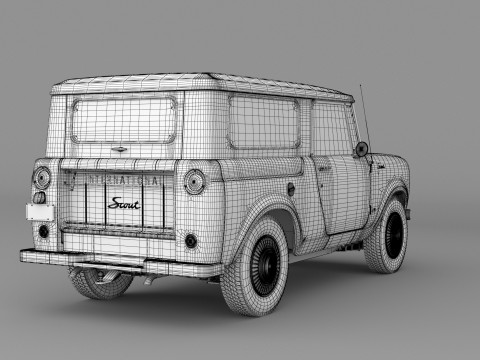 1967 International Scout 800 Model 3D