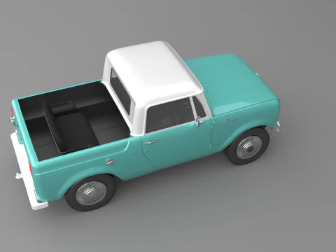 1967 International Scout 800 Pickup 3D Model