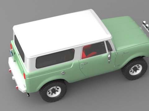1967 International Scout 800 Custom 3D 모델