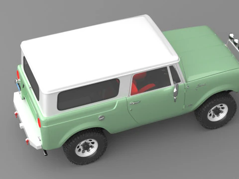1967 International Scout 800 Custom 3D Model