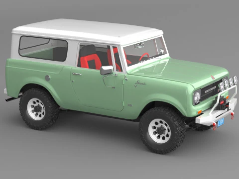 1967 International Scout 800 Custom 3D Model