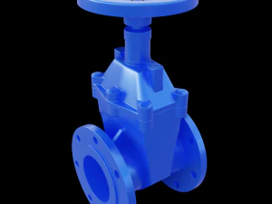 Gate valve 3D Model