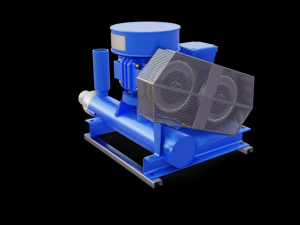 Industrial wind blower Modèle 3D