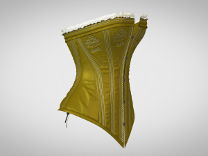 Clothing high-poly model Corset 3Dモデル