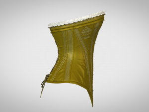 Clothing high-poly model Corset 3Dモデル