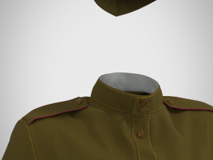 Clothing high-poly Soviet Soldier Uniform Modelo 3D
