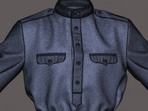 Clothing high-poly Soviet Soldier Uniform Modelo 3D