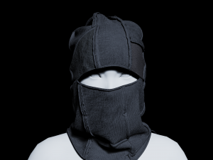 Clothing high-poly Set 3Knit Hat 3D Model
