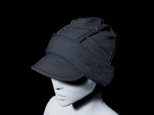 Clothing high-poly Set 3Knit Hat 3D Model