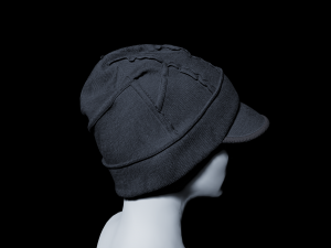 Clothing high-poly Set 3Knit Hat 3D Model