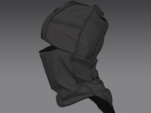 Clothing high-poly Set 3Knit Hat 3D Model