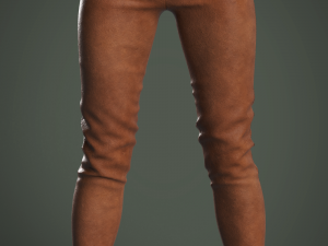 Clothing high-poly Leather Costume Modelo 3D
