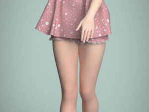 Clothing high-poly Pajamas Modello 3D