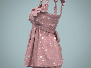 Clothing high-poly Pajamas Modello 3D