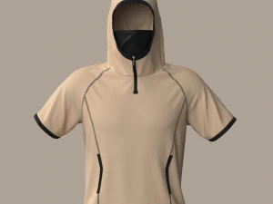 Clothing high-poly Set Sport Casual 3D Model